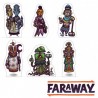 Meeples de madera - Faraway