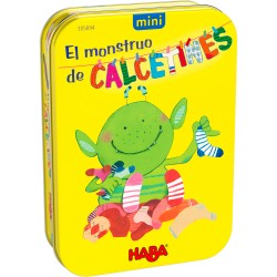 El monstruo de los calcetines, versión mini Lata. HABA