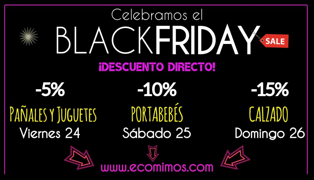 black friday 2017 pañales de tela