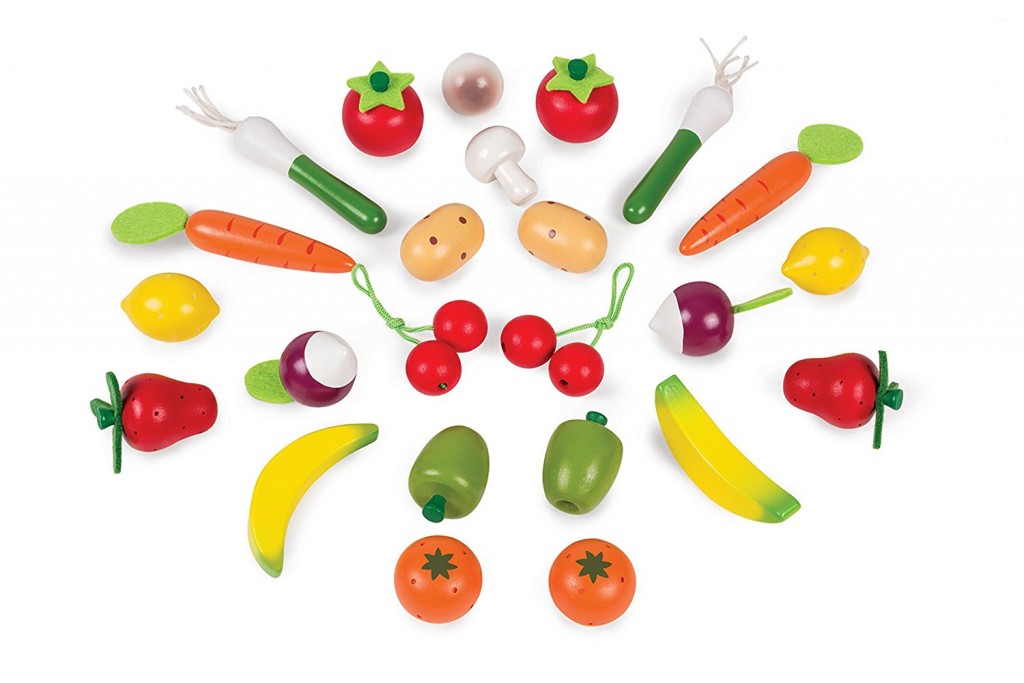 DK170017.2 Set 24 frutas y verduras de madera janod